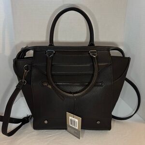 Danielle Nicole Purse Black Shoulder Bag With Crossbody Strap. NWT